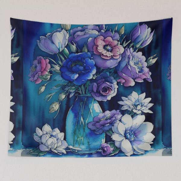Item preview, Blue Blossom Bouquet designed and sold by dodunnart.