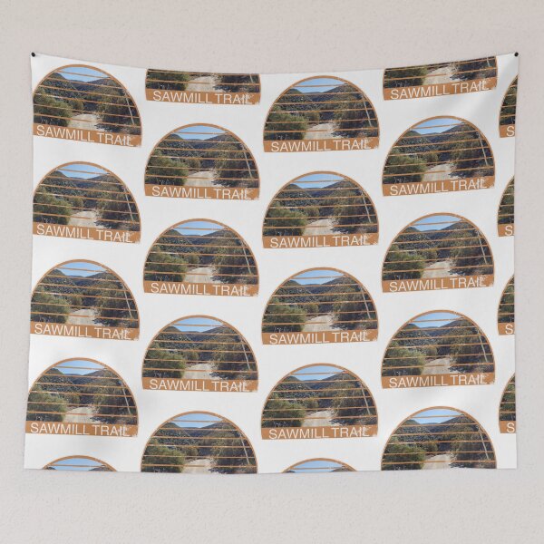 Item preview, Sawmill Trail Sunset Arch - Vintage Hiking Nature Illustration designed and sold by TheArtOfTreble.