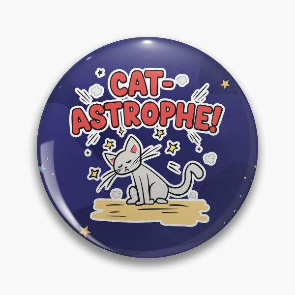 Item preview, Cat-astrophe! Funny Dizzy Cat Cartoon  designed and sold by Taridesign.
