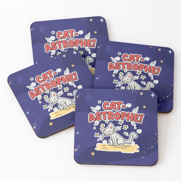 Item preview, Cat-astrophe! Funny Dizzy Cat Cartoon  designed and sold by Taridesign.
