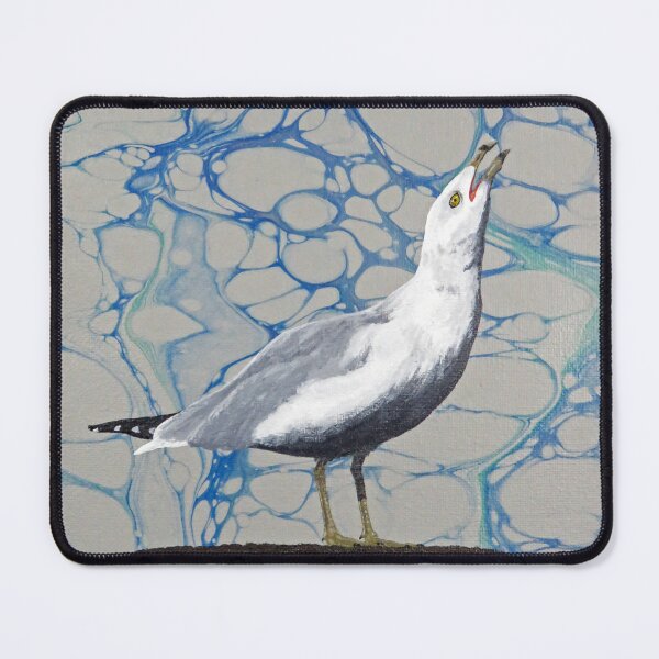 Item preview, Gull Screaming at the Sky designed and sold by Magpie's Miscellany.