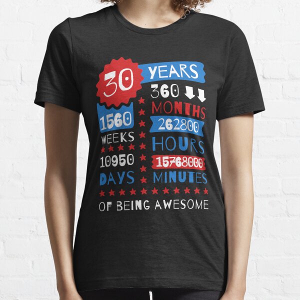 30th t shirts