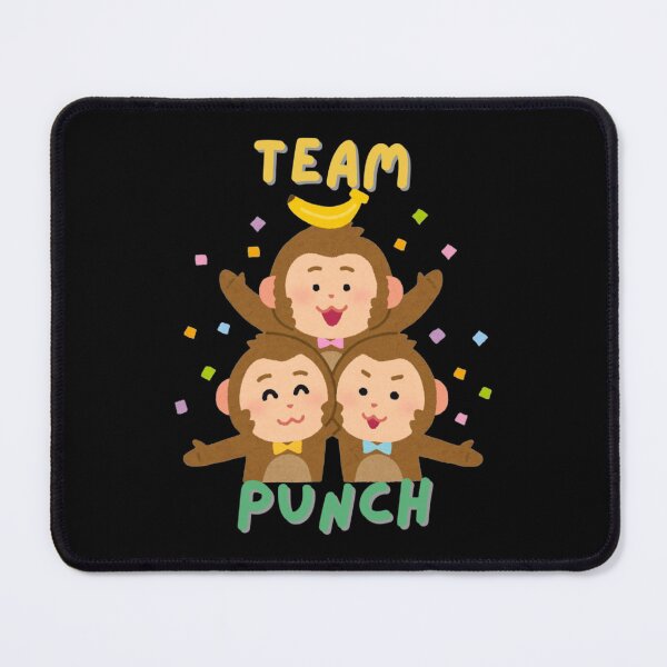 Item preview, Team Punch Monkeys - Cute Trio Squad & Banana Party Illustration designed and sold by Yasmine Mohammed.