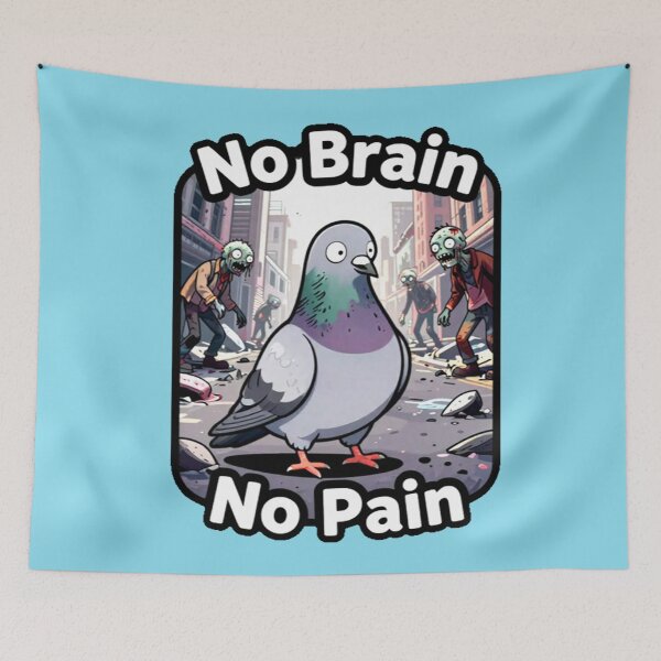 Item preview,  Zombie Apocalypse This Pigeon Is Chillin Funny Pigeon Meme Zombie Survival Humor designed and sold by AnimalAirtistry.