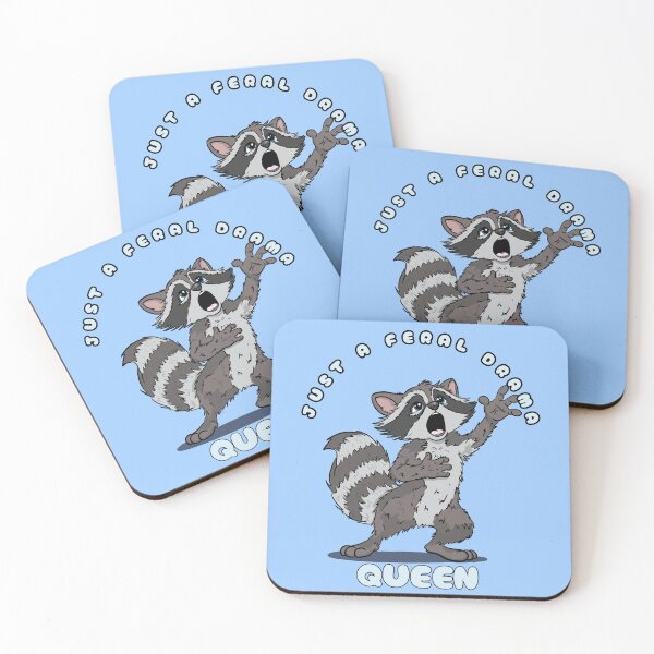 Item preview, Just A Feral Drama Queen designed and sold by Kate Miller Illustrator.