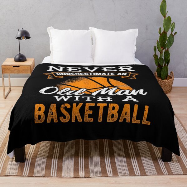 Item preview, Never underestimate an old man with a basketball - player designed and sold by Boutkimaewab.