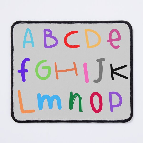Item preview, ABC in colorful letters designed and sold by MadTeaDesign.