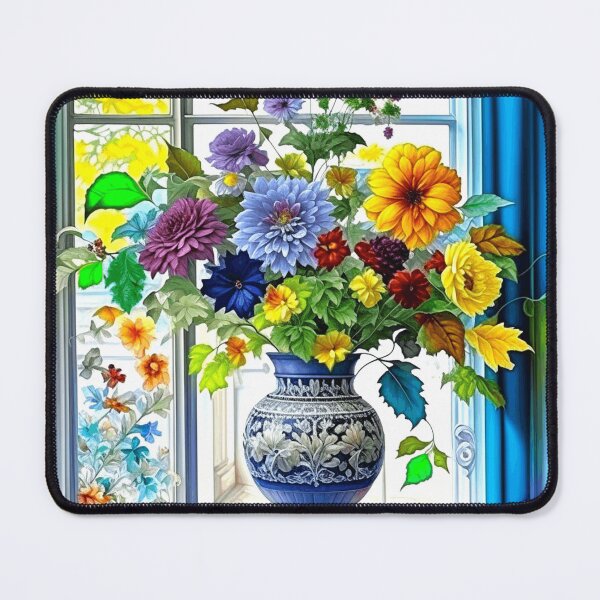 Item preview, Flower Vase on Bright Window designed and sold by dodunnart.