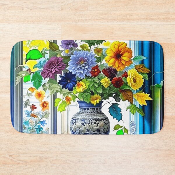 Item preview, Flower Vase on Bright Window designed and sold by dodunnart.