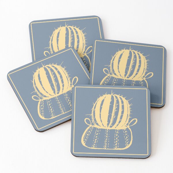 Item preview, Sunset Cactus Collection Yellow Cactus Print designed and sold by ThisArtMama.
