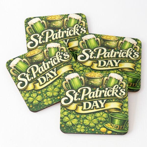 Item preview, St. Patrick’s Day Beer & Clover Design – Lucky Irish Celebration designed and sold by Aura.Creative.