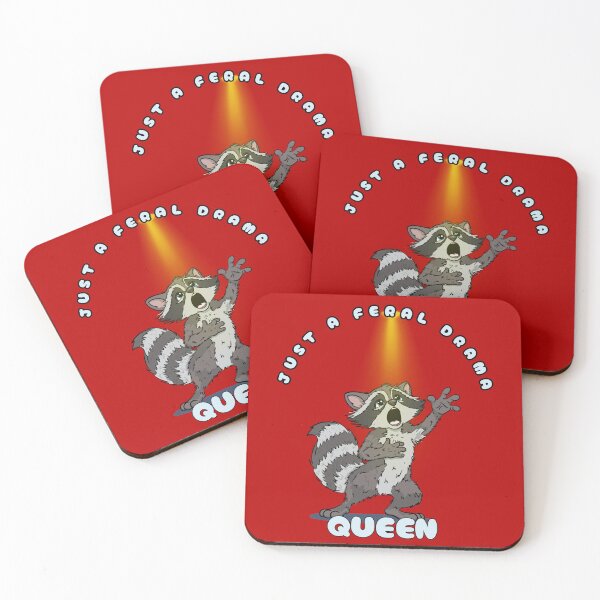 Item preview, Just A Feral Drama Queen designed and sold by Kate Miller Illustrator.