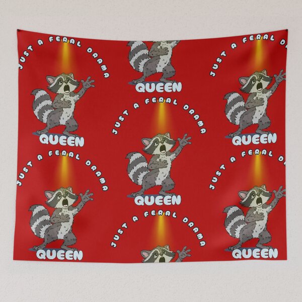 Item preview, Just A Feral Drama Queen designed and sold by Kate Miller Illustrator.