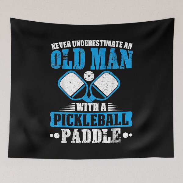 Item preview, Never Underestimate An Old Man With A Pickleball Paddle designed and sold by Boutkimaewab.