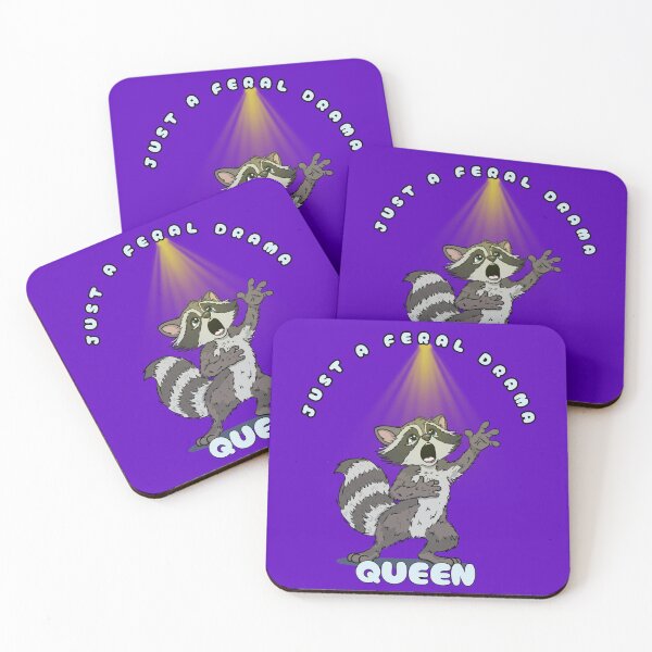 Item preview, Just A Feral Drama Queen designed and sold by Kate Miller Illustrator.