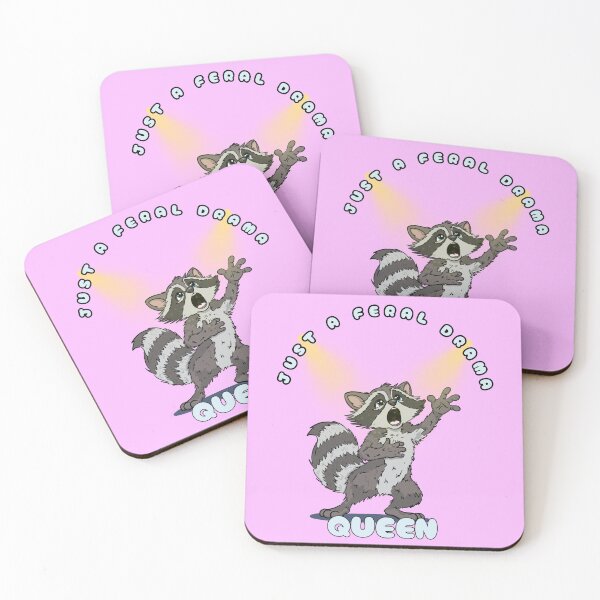 Item preview, Just A Feral Drama Queen designed and sold by Kate Miller Illustrator.