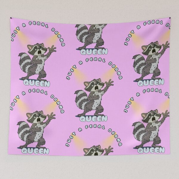 Item preview, Just A Feral Drama Queen designed and sold by Kate Miller Illustrator.