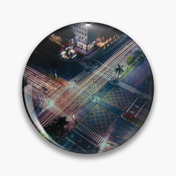 Item preview, Light Trails at an Intersection designed and sold by BrutalizeDesign.