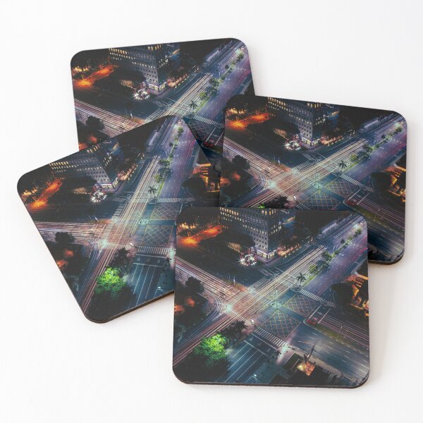Item preview, Light Trails at an Intersection designed and sold by BrutalizeDesign.