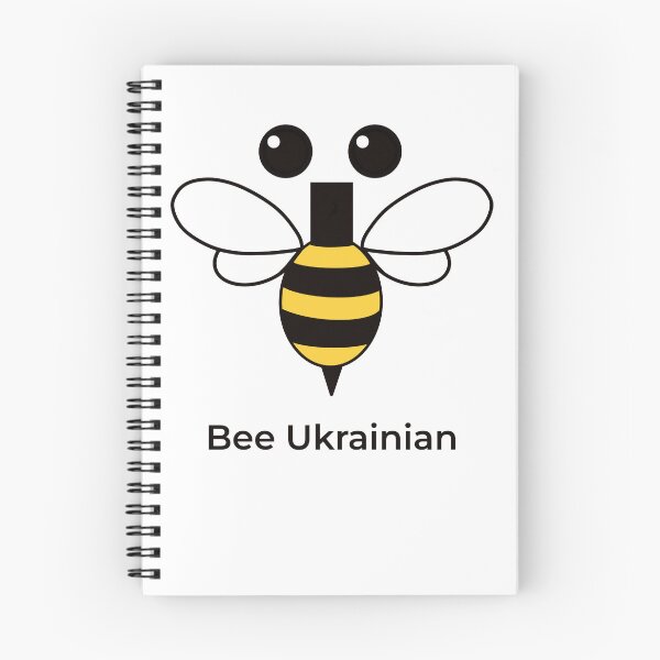 Item preview, Bee Ukrainian — Minimalist Bee Typography Design designed and sold by Lacritsa .