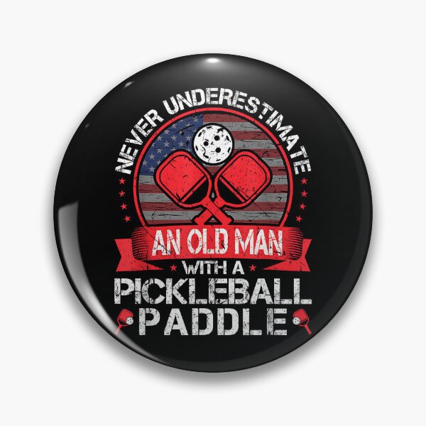 Item preview, Never Underestimate An Old Man With A Pickleball Paddle designed and sold by Boutkimaewab.