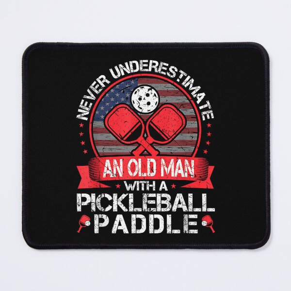Item preview, Never Underestimate An Old Man With A Pickleball Paddle designed and sold by Boutkimaewab.