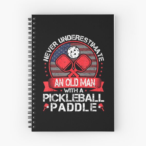 Item preview, Never Underestimate An Old Man With A Pickleball Paddle designed and sold by Boutkimaewab.