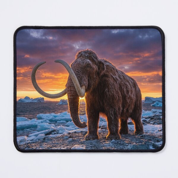 Item preview, Wooly Mammoth on Arctic Shore designed and sold by Tridentulus.