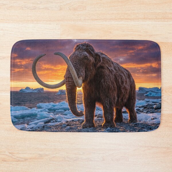 Item preview, Wooly Mammoth on Arctic Shore designed and sold by Tridentulus.