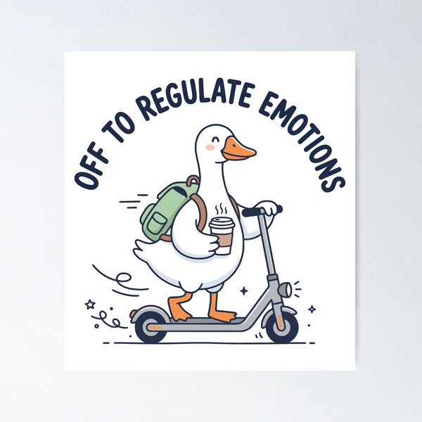 Item preview, Funny Emotional Support Goose Scooter designed and sold by Digital Art Works  Hub.