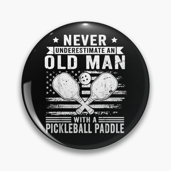 Item preview, Never Underestimate an Old Man with a Pickleball Paddle Men designed and sold by Boutkimaewab.