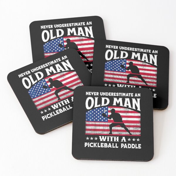Item preview, Never Underestimate An Old Man With A Pickleball Paddle designed and sold by Boutkimaewab.