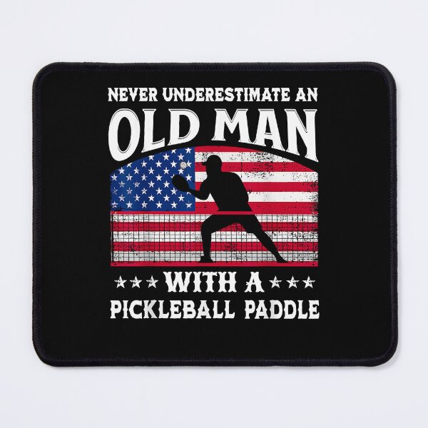 Item preview, Never Underestimate An Old Man With A Pickleball Paddle designed and sold by Boutkimaewab.