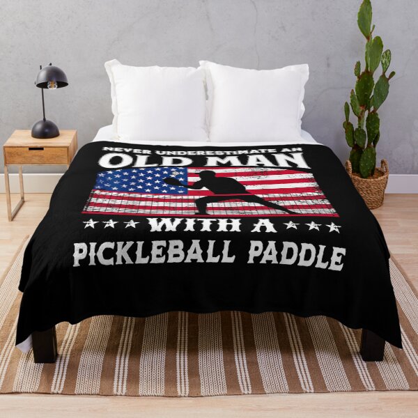 Item preview, Never Underestimate An Old Man With A Pickleball Paddle designed and sold by Boutkimaewab.