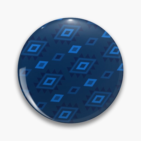 Item preview, Blue Totemic Neo Tribal Textile - Ethnic Polynesian Tribal  - Anniversary Gifts For Husband designed and sold by RoyalStarsPatts.