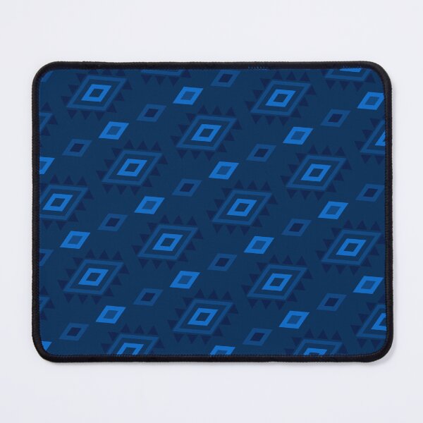 Item preview, Blue Totemic Neo Tribal Textile - Ethnic Polynesian Tribal  - Anniversary Gifts For Husband designed and sold by RoyalStarsPatts.