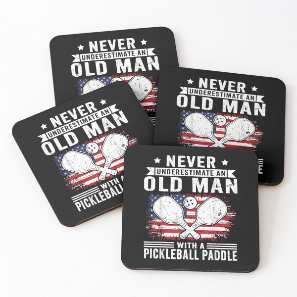 Item preview, Never Underestimate an Old Man with a Pickleball Paddle Men designed and sold by Boutkimaewab.