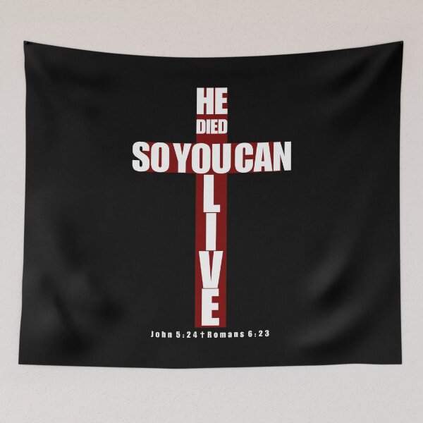 Item preview, He Died So You Can Live designed and sold by BOCFaithWear.