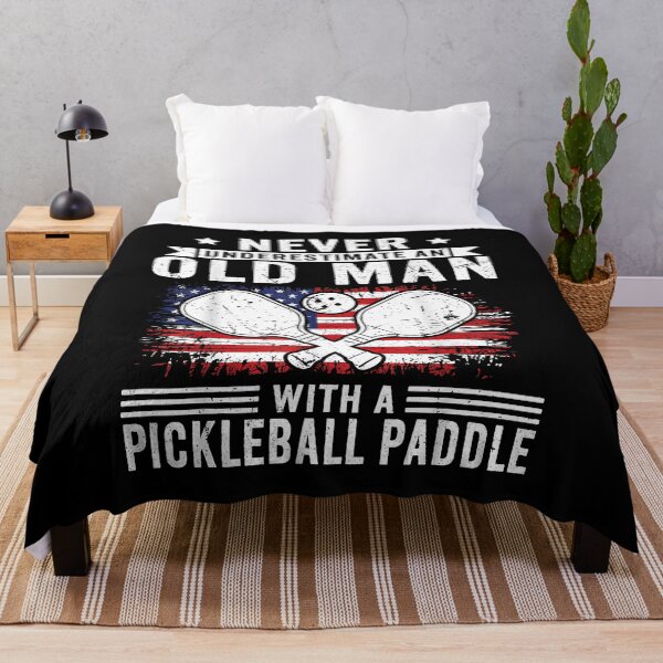 Item preview, Never Underestimate an Old Man with a Pickleball Paddle Men designed and sold by Boutkimaewab.