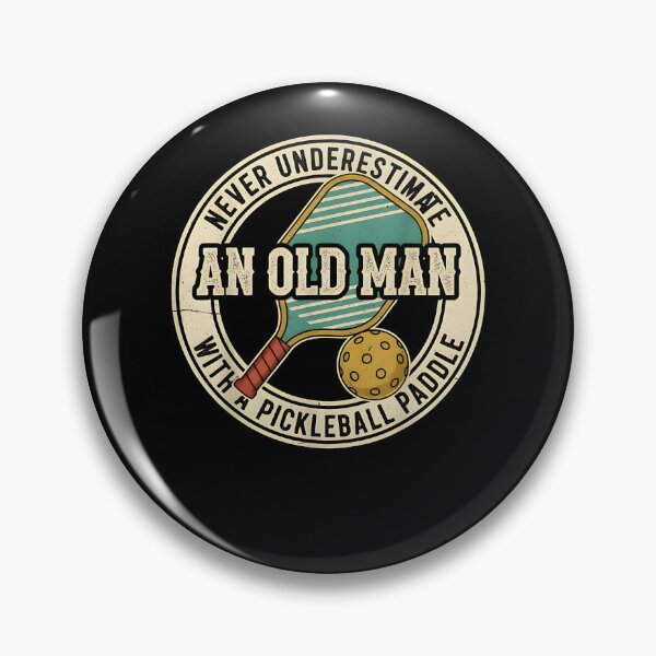 Item preview, Mens Never Underestimate an Old Man with A Pickleball Paddle designed and sold by Boutkimaewab.