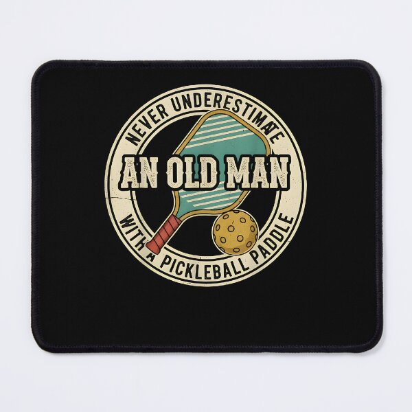 Item preview, Mens Never Underestimate an Old Man with A Pickleball Paddle designed and sold by Boutkimaewab.