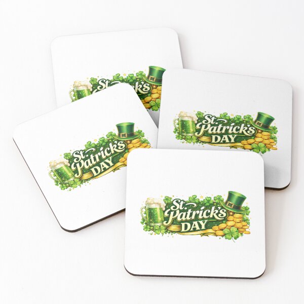 Item preview, St. Patrick’s Day Lucky Shamrock & Gold – Irish Beer Celebration designed and sold by Aura.Creative.