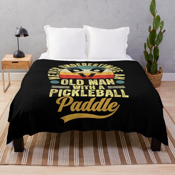 Item preview, Never Underestimate an Old Man with a Pickleball Paddle designed and sold by Boutkimaewab.