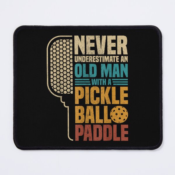 Item preview, Mens Never Underestimate an Old Man with A Pickleball Paddle designed and sold by Boutkimaewab.