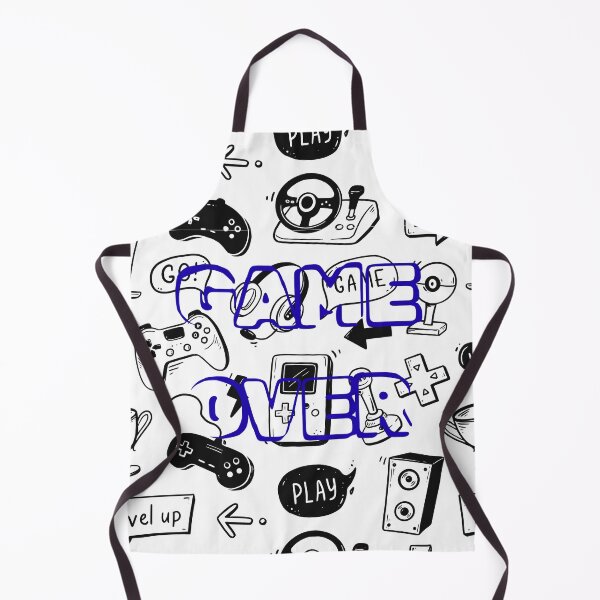 Item preview, Retro Gamer Game Over - Peek-Through Icon Pattern designed and sold by VibeArtShop.