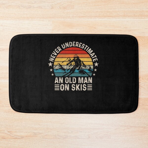 Item preview, Never Underestimate An Old Man On Skis Funny Skiing designed and sold by Boutkimaewab.