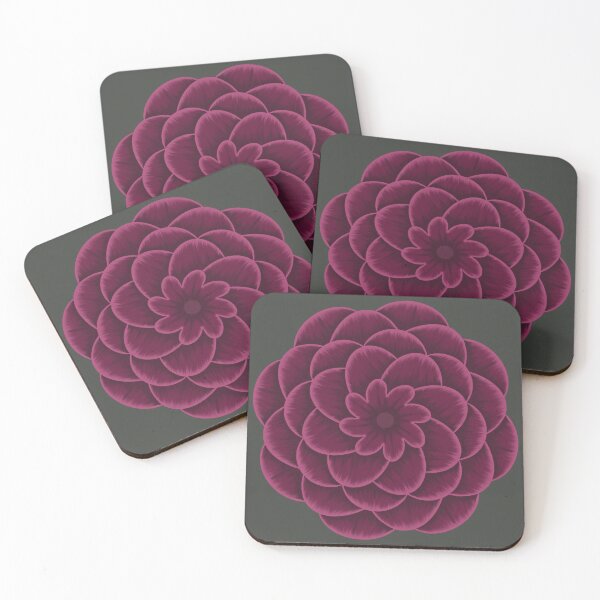 Item preview, Maroon and green floral pattern.  designed and sold by lovelypatterns.