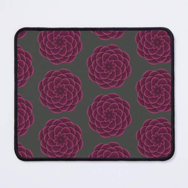Item preview, Maroon and green floral pattern. designed and sold by lovelypatterns.