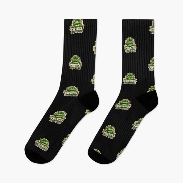 Item preview, Kiss Me I'm Feeling Lucky – Funny St. Patrick’s Day Lips Design designed and sold by Aura.Creative.