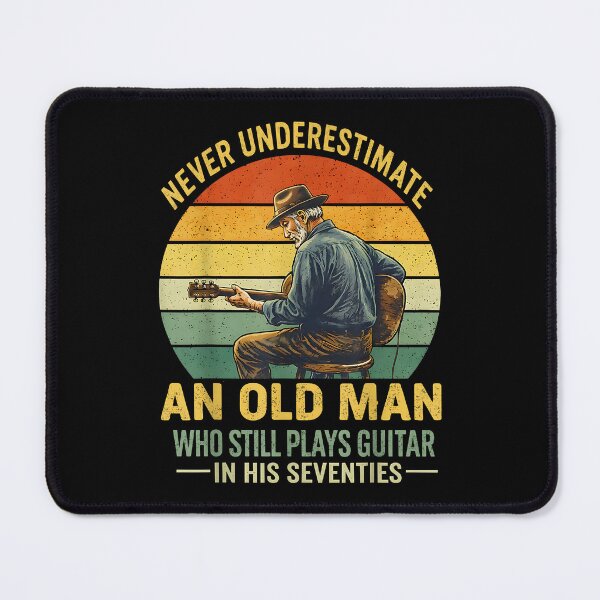Item preview, Never Underestimate Old Man Who Still Plays Guitar Men Gifts designed and sold by Boutkimaewab.